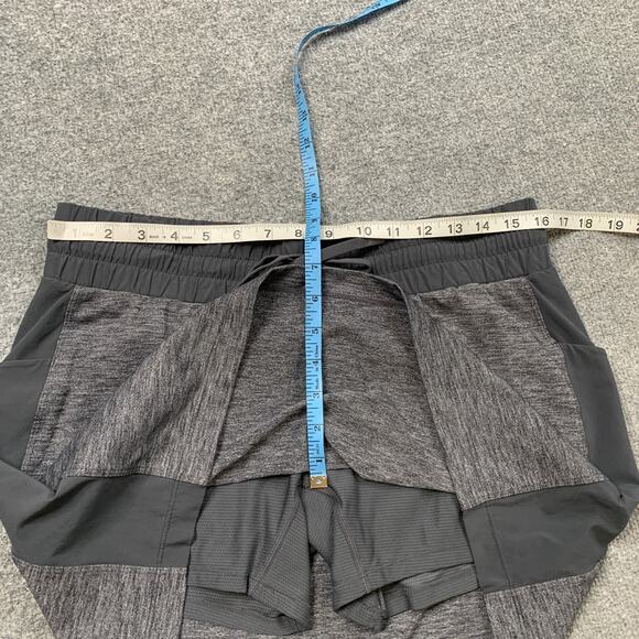 Athleta Skort Womens M Medium Grey Excursion Hybrid Performance Drawcord Pockets - Picture 6 of 13